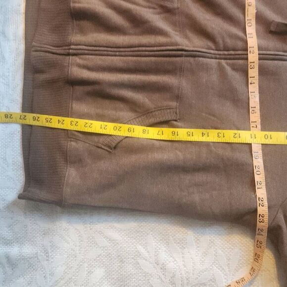 034 Faded Glory NWT brown hoodie with cream sherpa lining - Picture 8 of 8